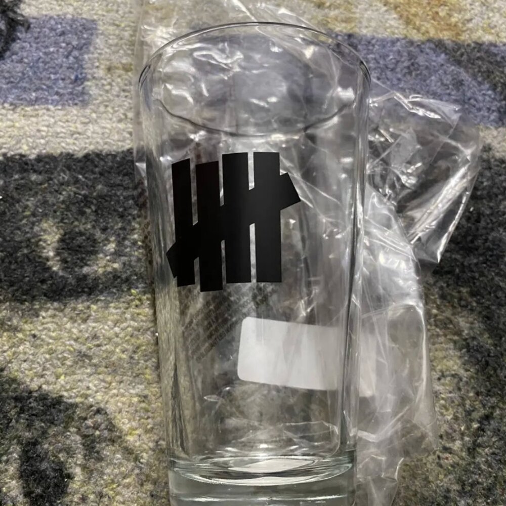 Undefeated Logo Pint Glass